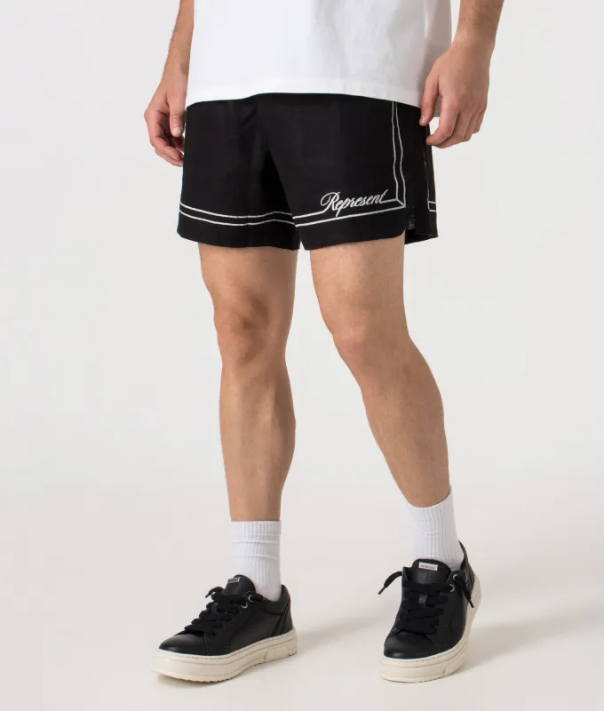 Border Shorts made by Represent