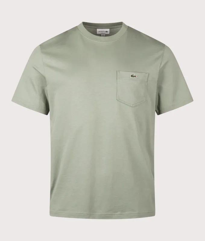 Cotton T-Shirt with Breast Pocket sold by EQVVS