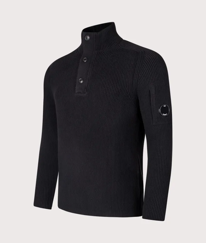 Full Rib Half Button Jumper sold by EQVVS