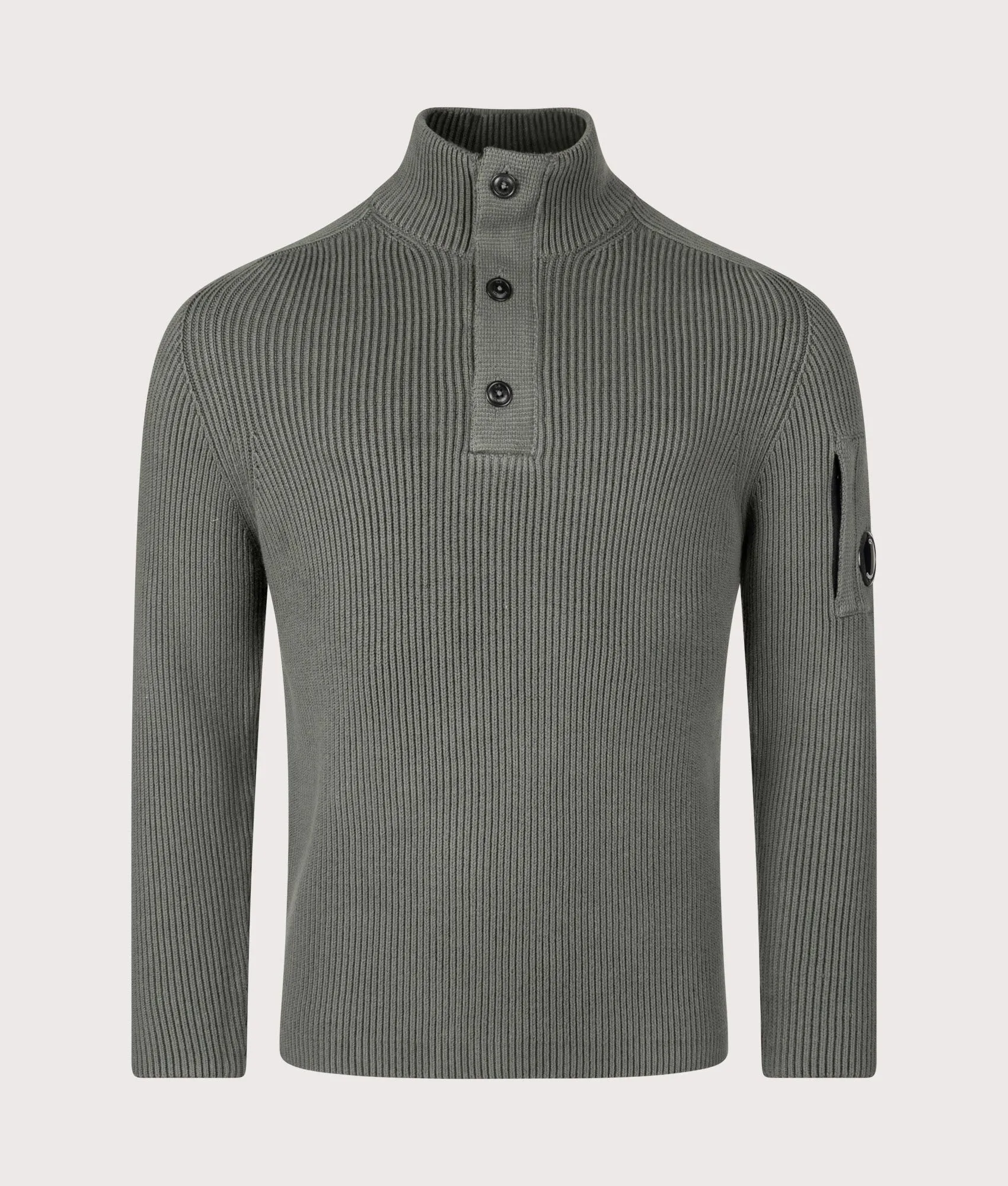Full Rib Half Button Jumper sold by EQVVS product image thumbnail 3