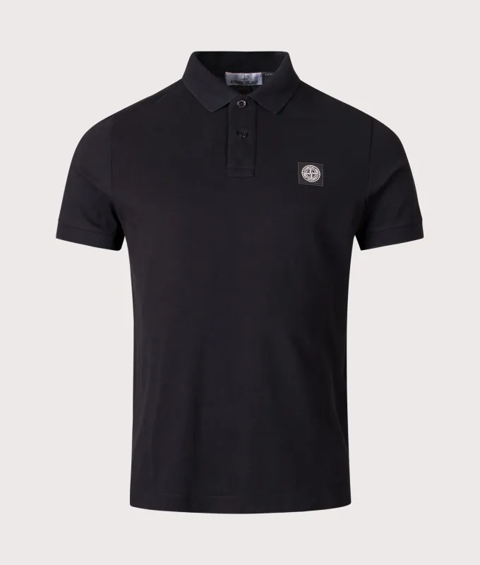 Slim Fit Compass Patch Polo Shirt sold by EQVVS