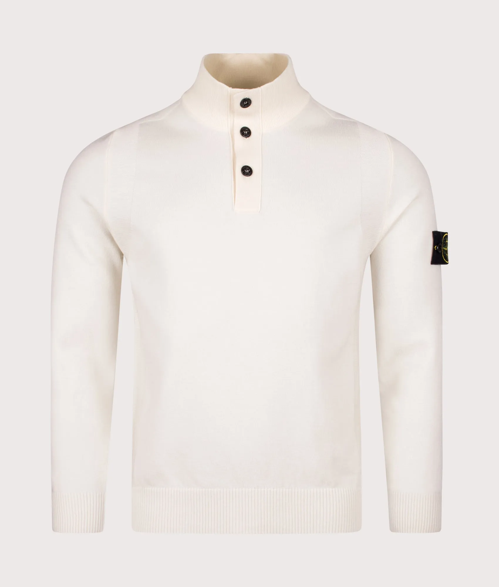 Button Neck Reverse Stitch Jumper sold by EQVVS product image thumbnail 3