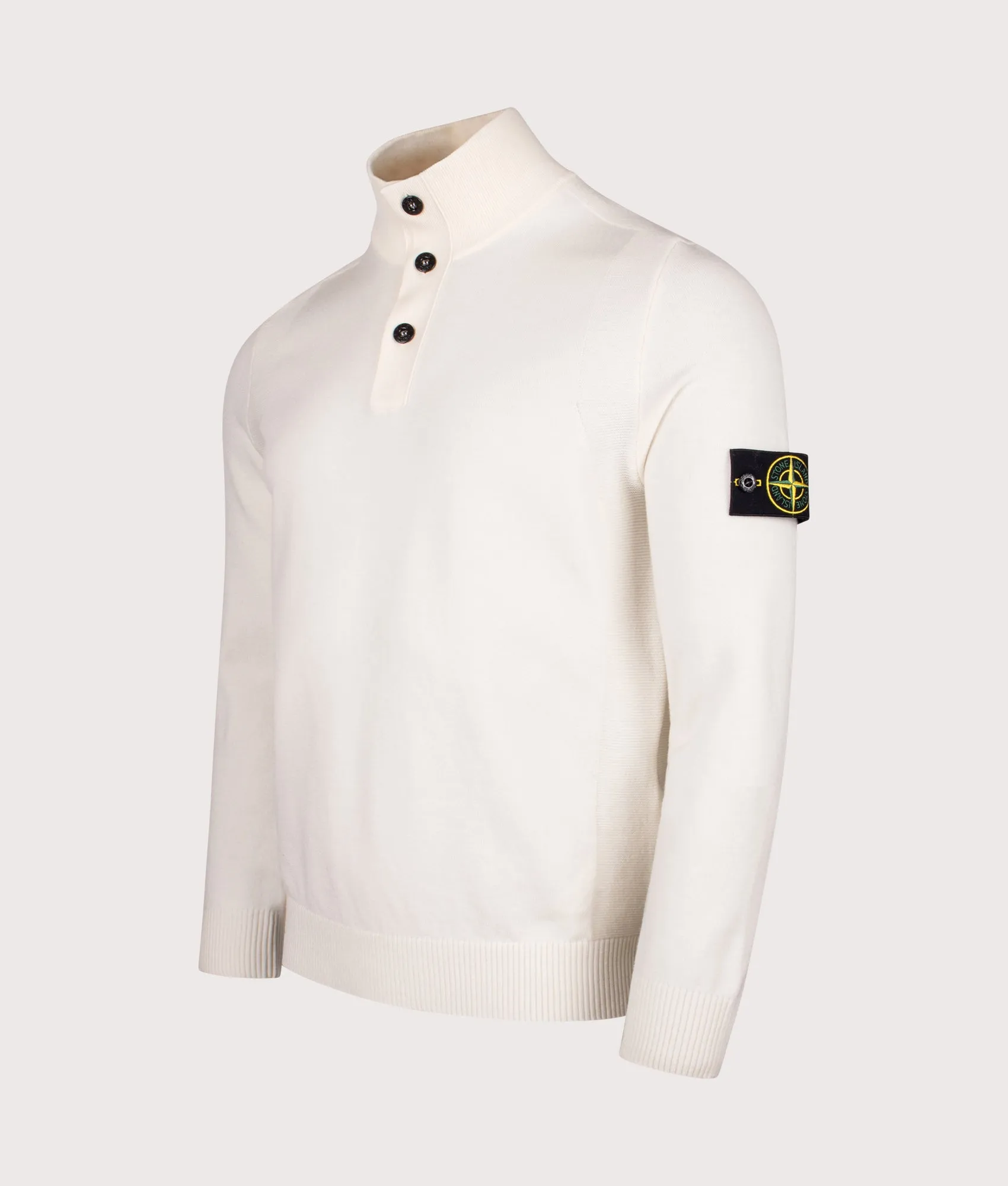 Button Neck Reverse Stitch Jumper sold by EQVVS