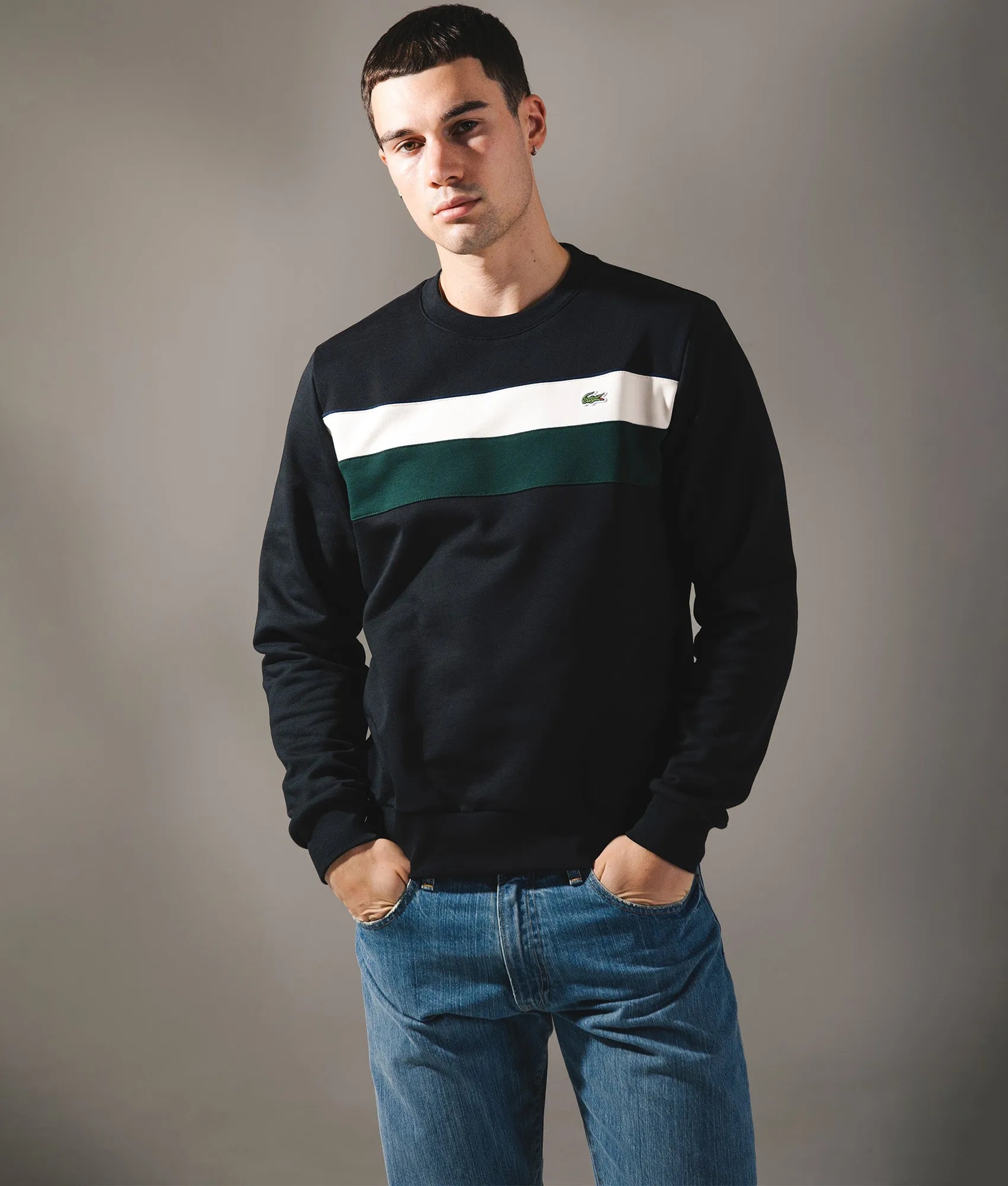 Colourblock Fleece Sweatshirt sold by EQVVS product image thumbnail 2