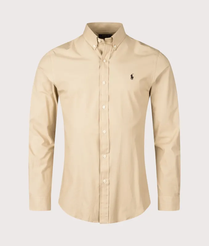 Slim Fit Stretch Poplin Shirt sold by EQVVS