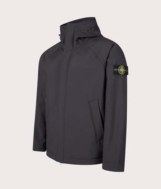 Hooded Soft Shell Jacket made by Stone Island