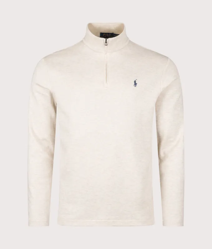 Jacquard Quarter Zip Sweatshirt sold by EQVVS