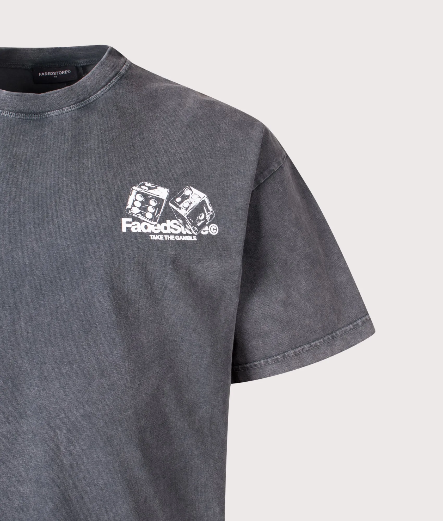 Relaxed Fit Take The Gamble T-Shirt sold by EQVVS product image thumbnail 3