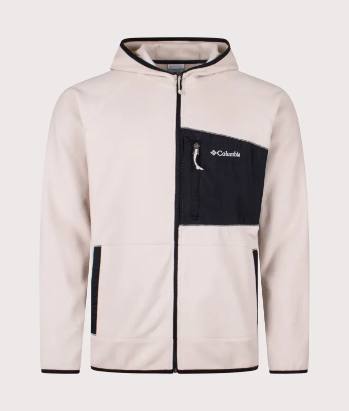 Fast Trek Overlay Full Zip Fleece Hoodie sold by EQVVS