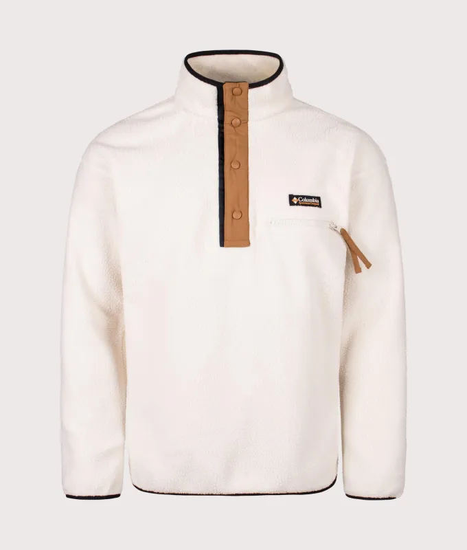 Helvetia II Half Snap Fleece Sweatshirt sold by EQVVS