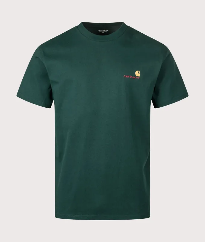 Relaxed Fit American Script T-Shirt sold by EQVVS
