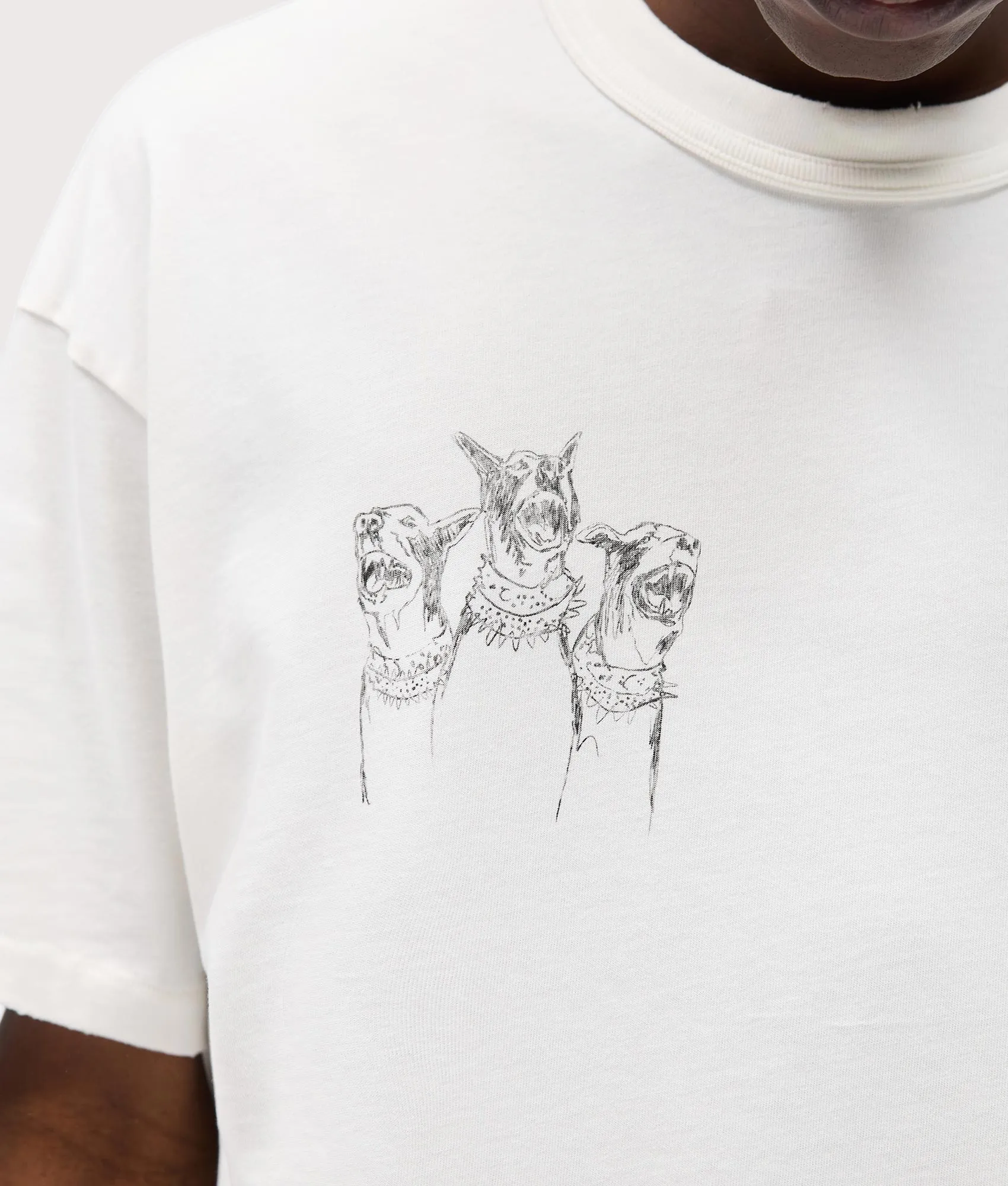 Relaxed Fit Hand Drawn Thoroughbred Dogs T-Shirt sold by EQVVS product image thumbnail 4