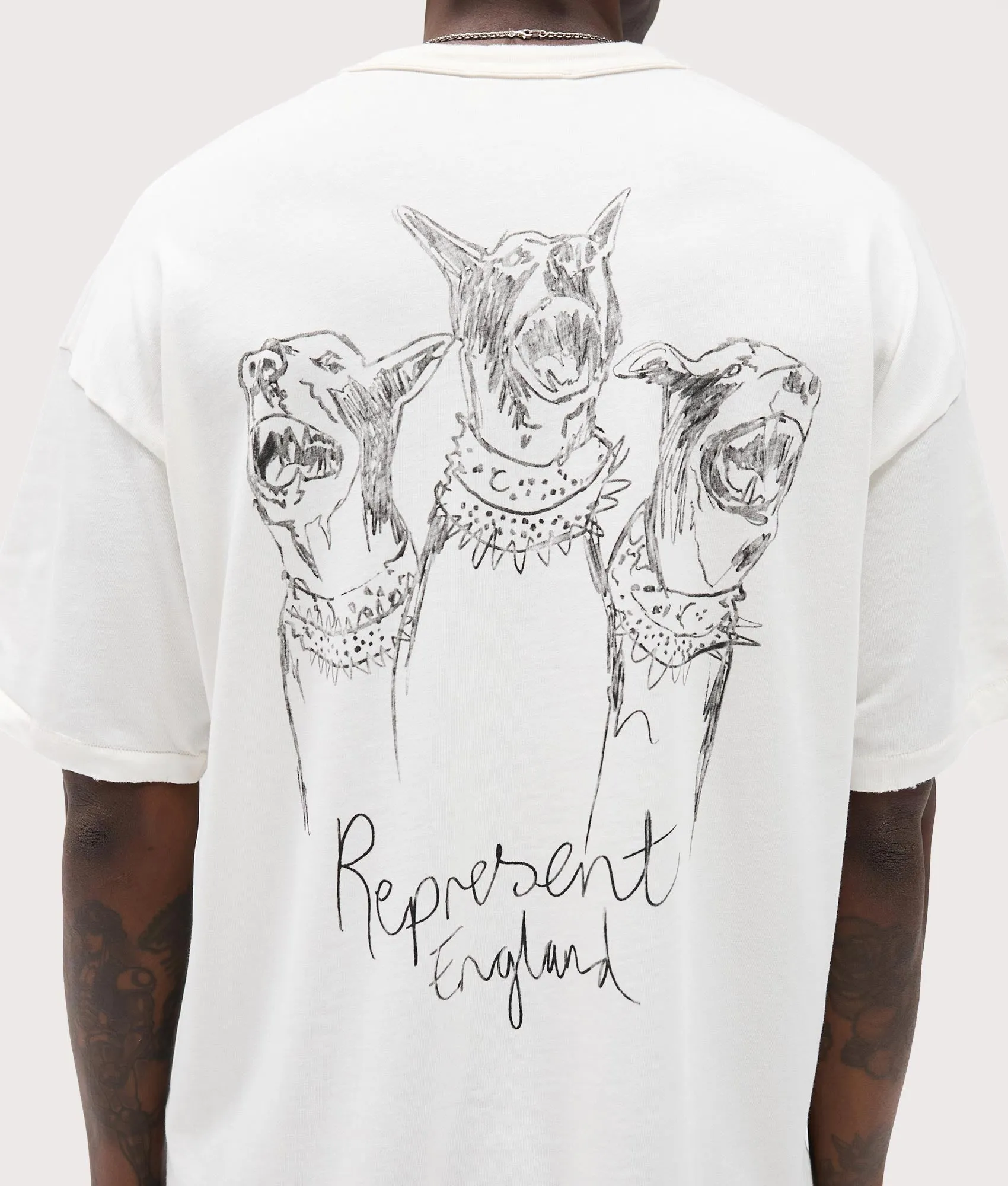 Relaxed Fit Hand Drawn Thoroughbred Dogs T-Shirt sold by EQVVS product image thumbnail 3