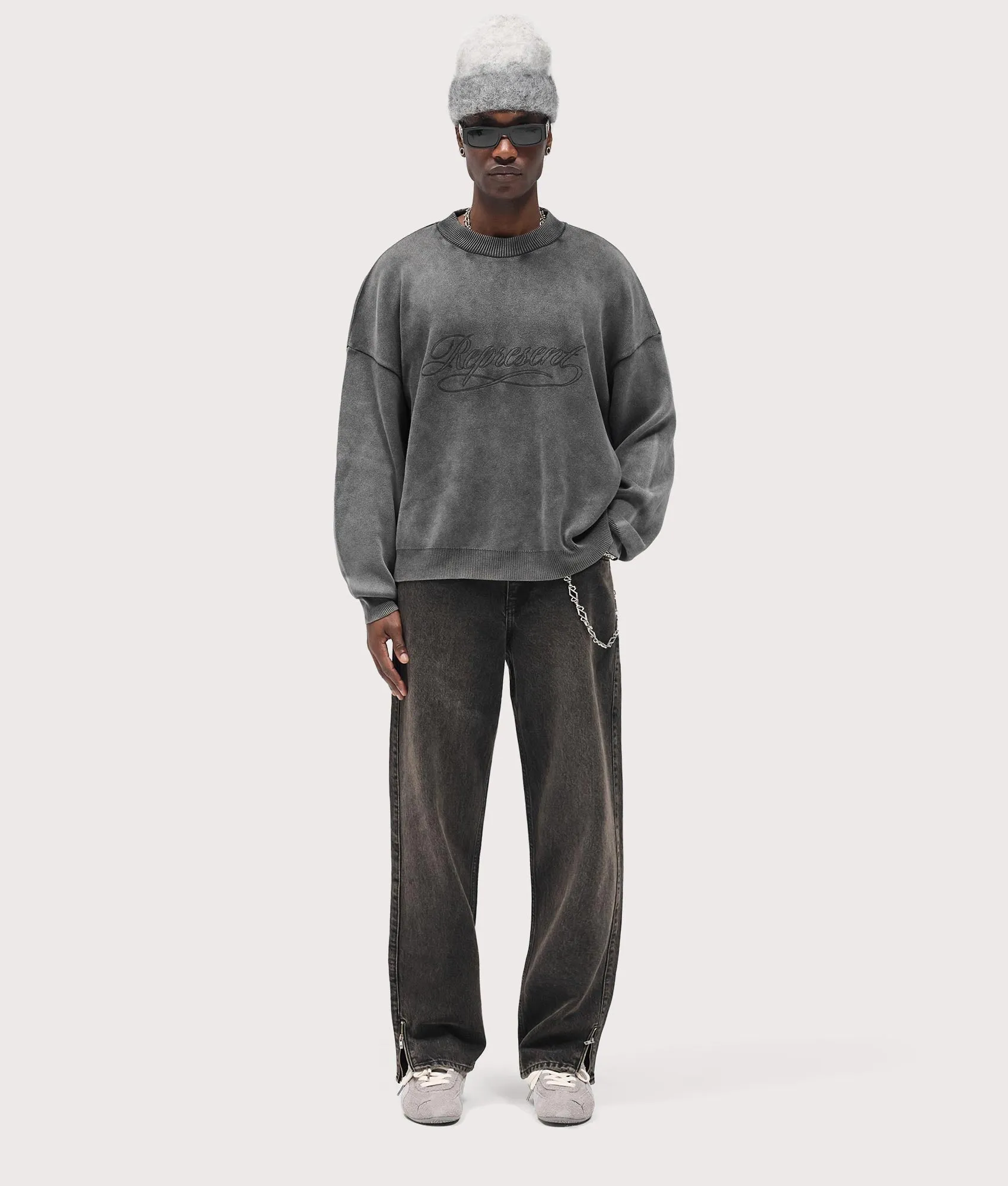 Oversized Fit Stamped Sweatshirt sold by EQVVS product image thumbnail 4
