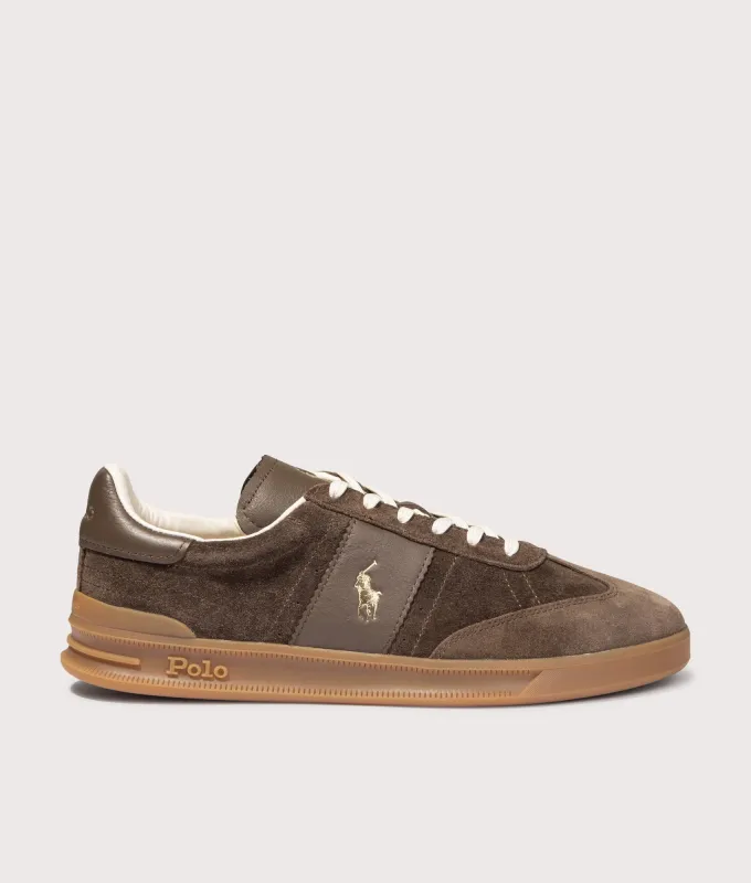 Heritage Aera Leather Suede Trainers sold by EQVVS