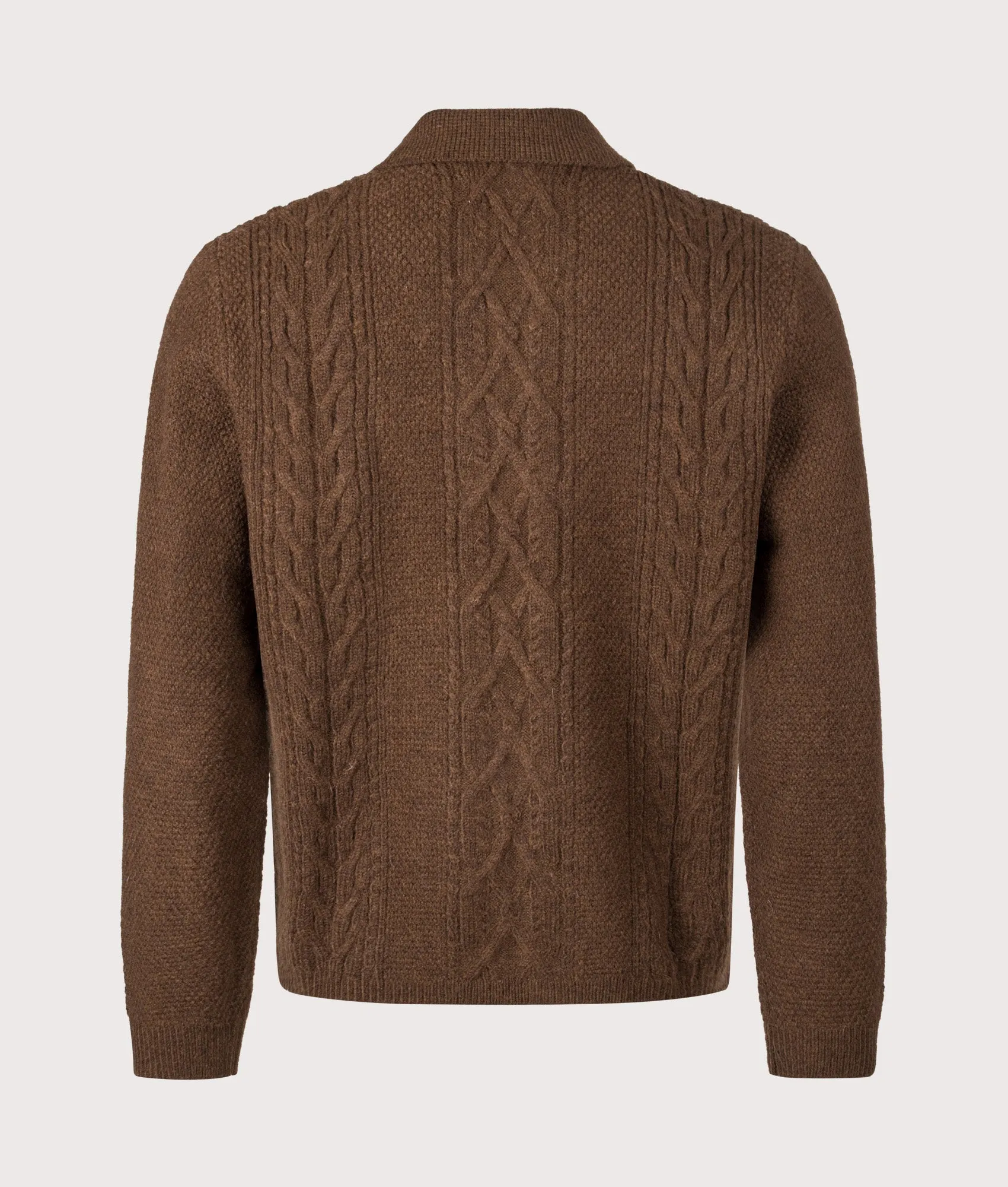 Friar Zip Knit Jacket sold by EQVVS product image thumbnail 2