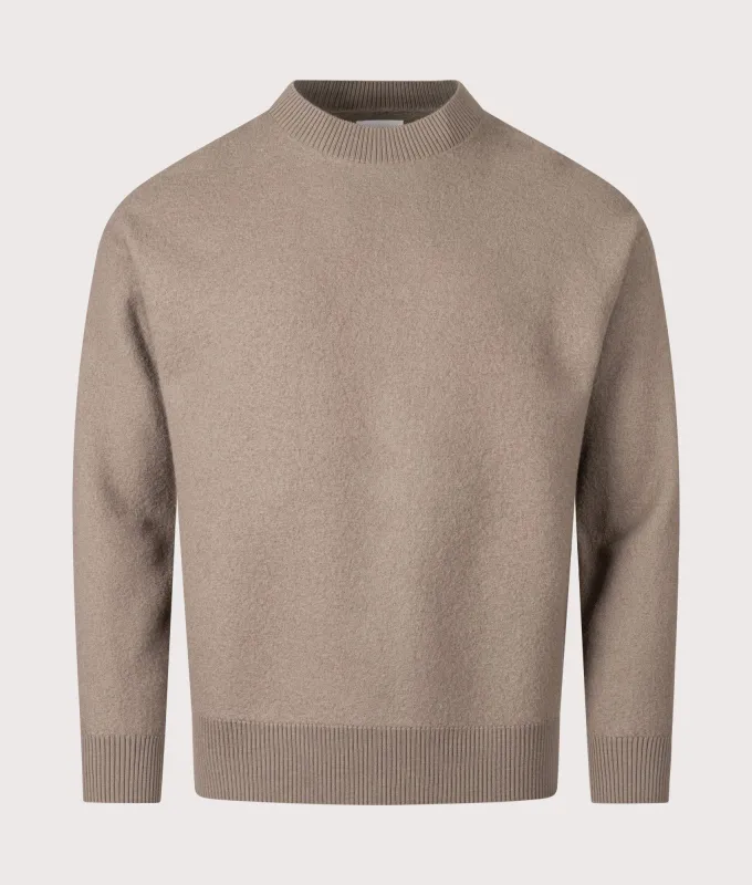 Relaxed Fit Rom Boiled Wool Jumper sold by EQVVS