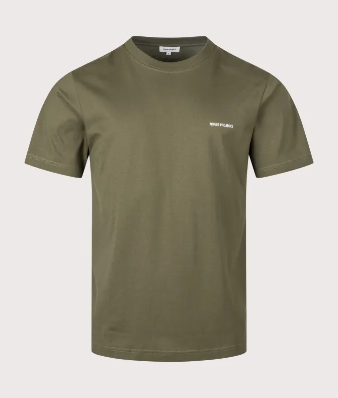 Johannes Organic Norse Logo Print T-shirt sold by EQVVS