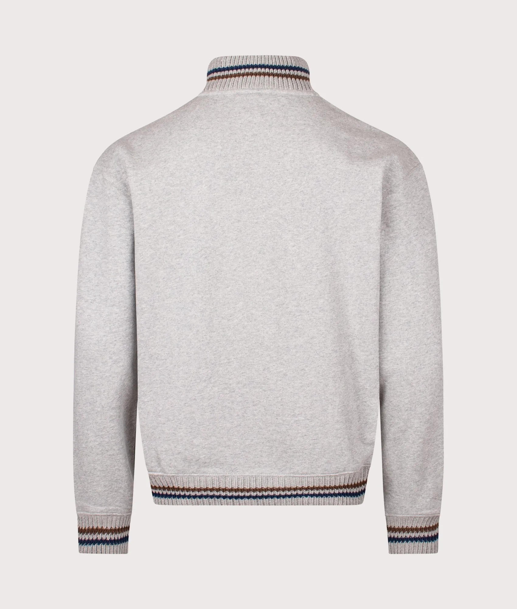 Checker Running Dog Quarter Zip Sweatshirt sold by EQVVS product image thumbnail 2