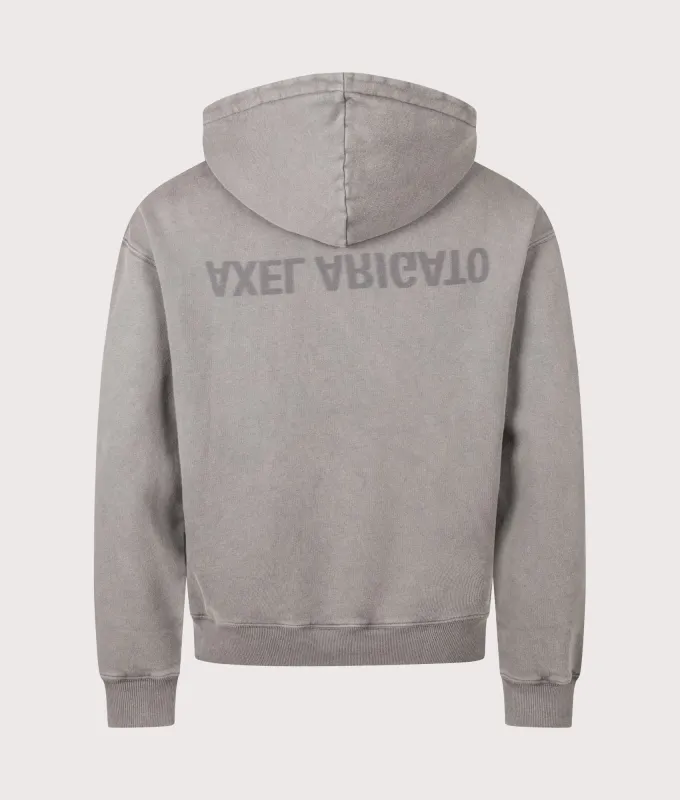 Relaxed Fit Distort Washed Hoodie sold by EQVVS