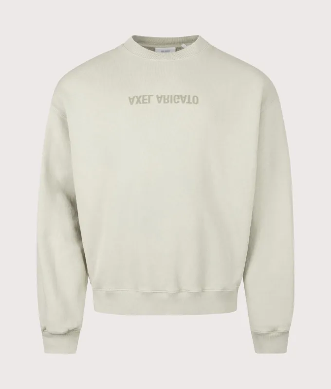 Relaxed Fit Distort Washed Sweatshirt sold by EQVVS