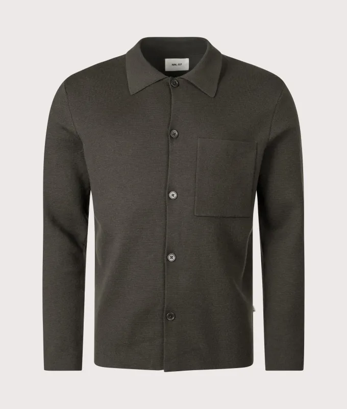 Jonas Wool Overshirt sold by EQVVS