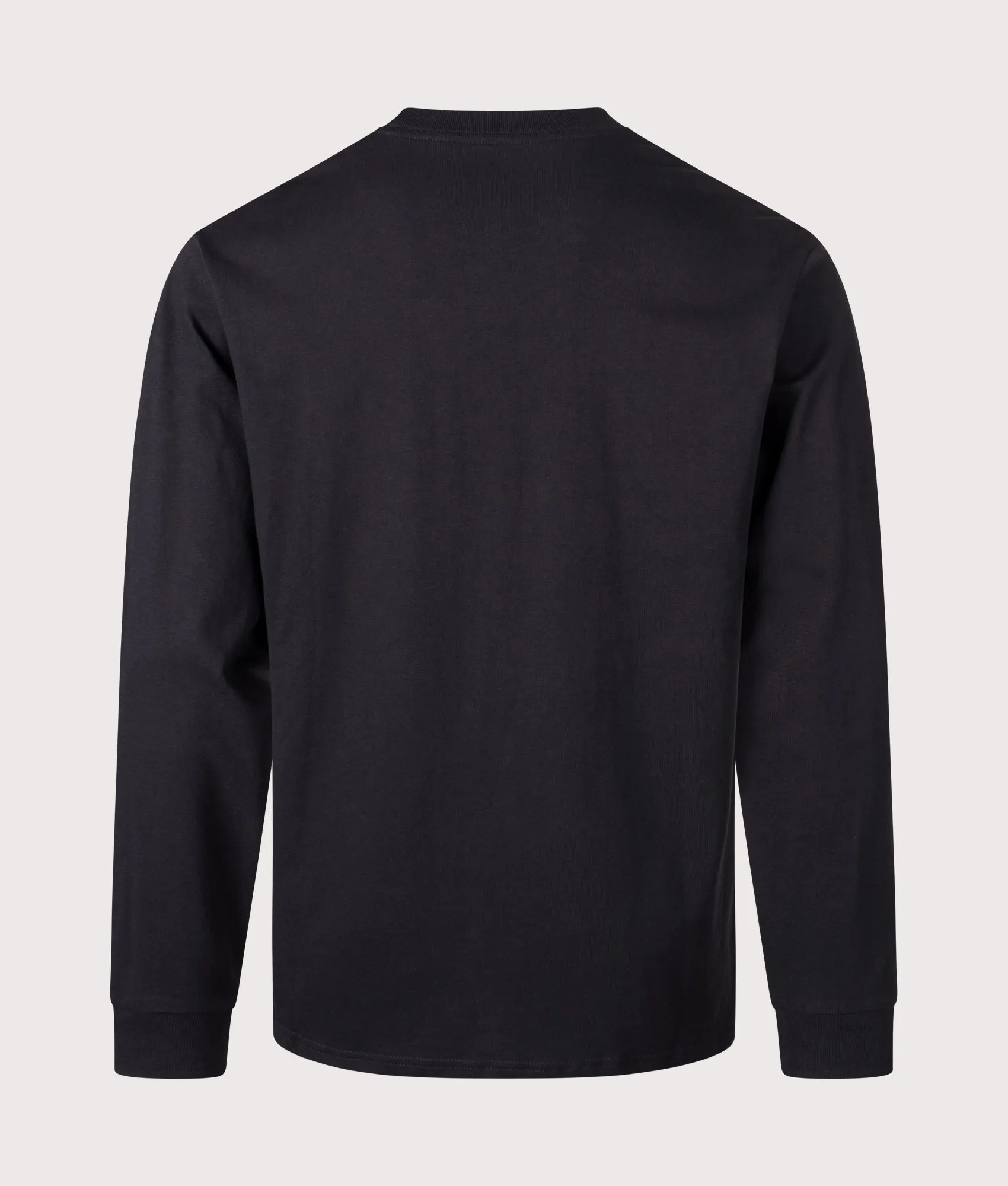 Relaxed Fit Embroidery Long Sleeve T-Shirt sold by EQVVS product image thumbnail 3