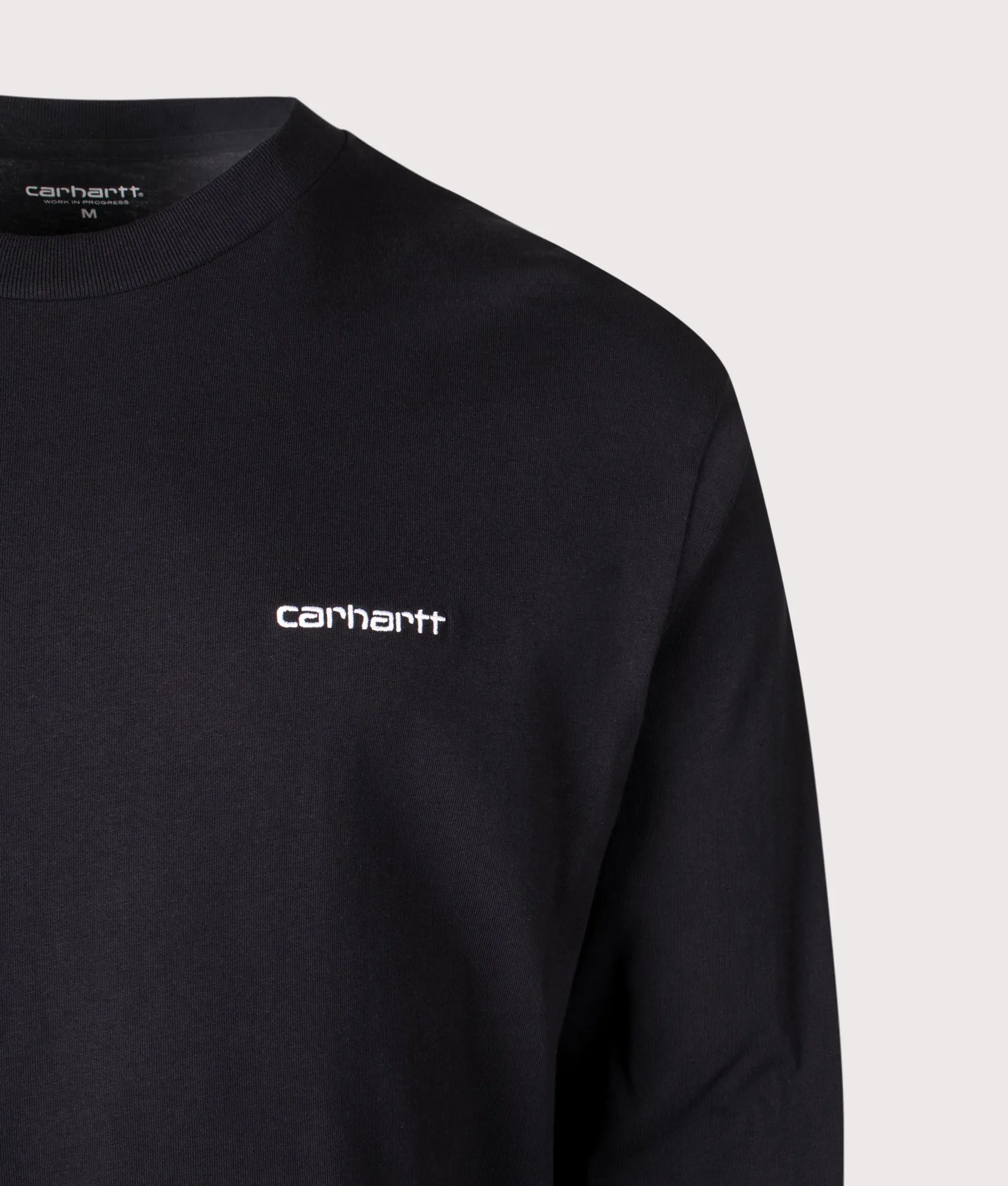 Relaxed Fit Embroidery Long Sleeve T-Shirt sold by EQVVS product image thumbnail 2