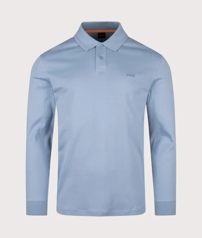 Piqué Interlock Long Sleeve Polo Shirt sold by EQVVS