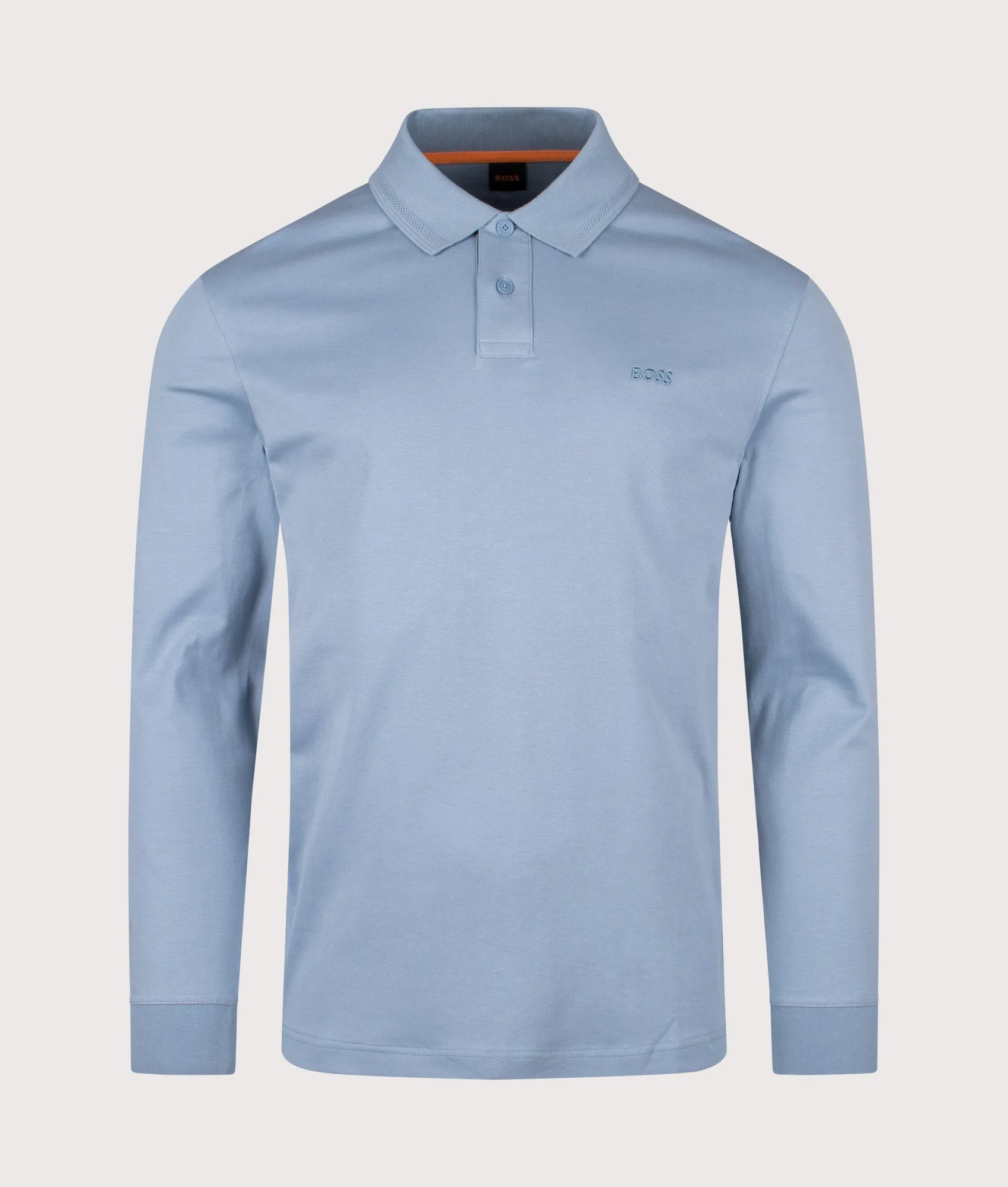 Piqué Interlock Long Sleeve Polo Shirt sold by EQVVS