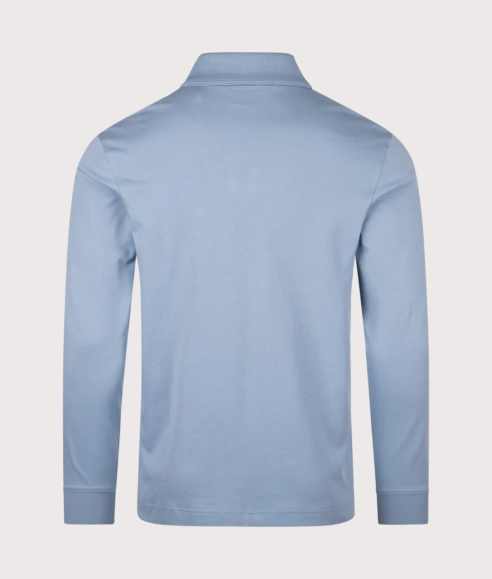 Piqué Interlock Long Sleeve Polo Shirt sold by EQVVS product image thumbnail 3