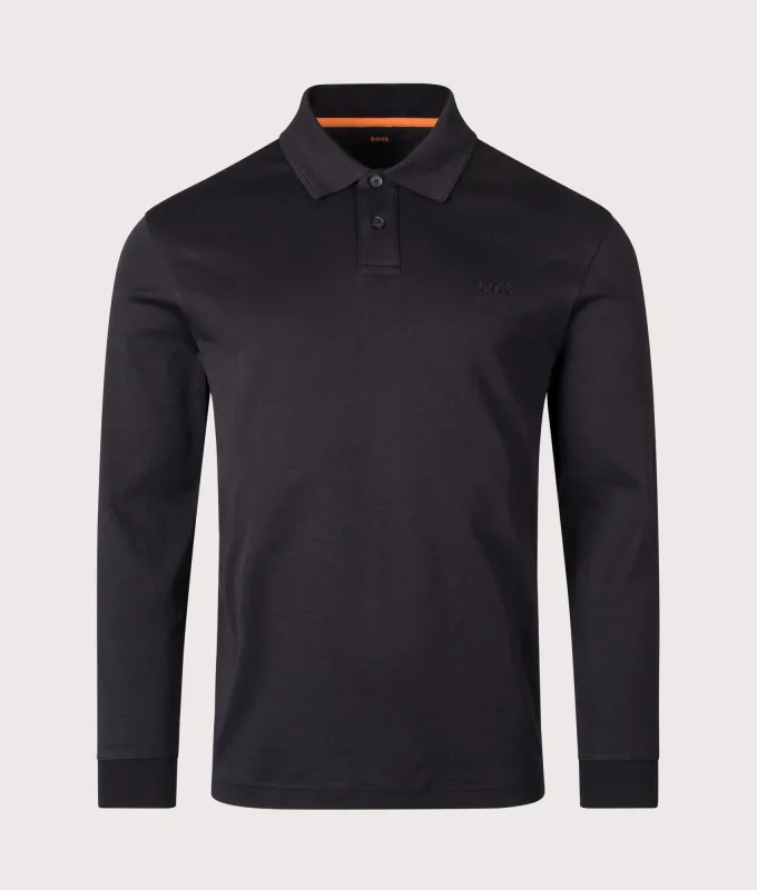 Piqué Interlock Long Sleeve Polo Shirt sold by EQVVS