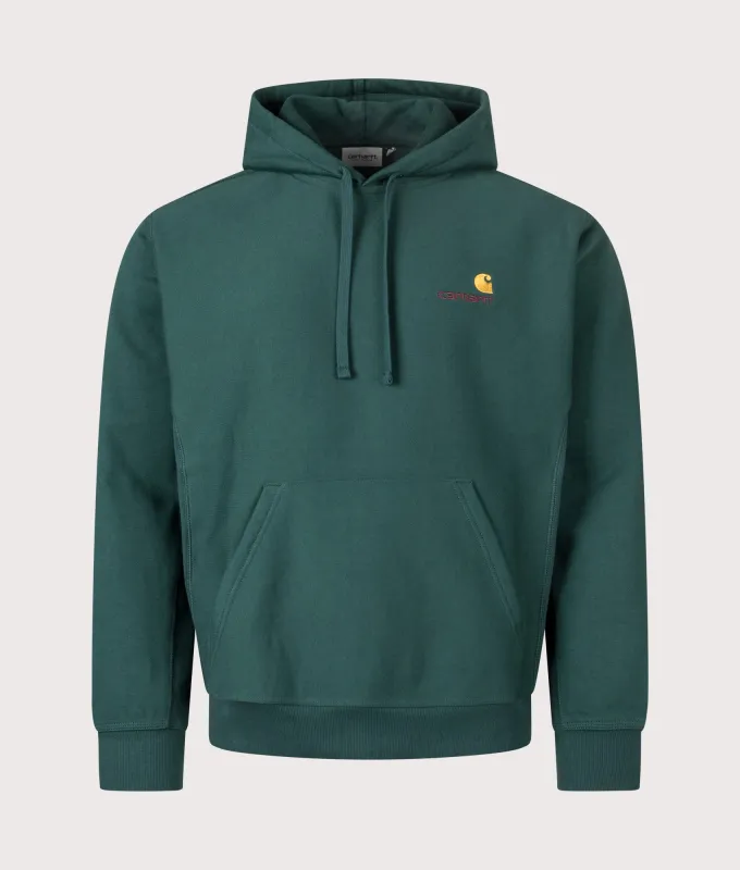 Relaxed Fit American Script Hoodie made by Carhartt WIP