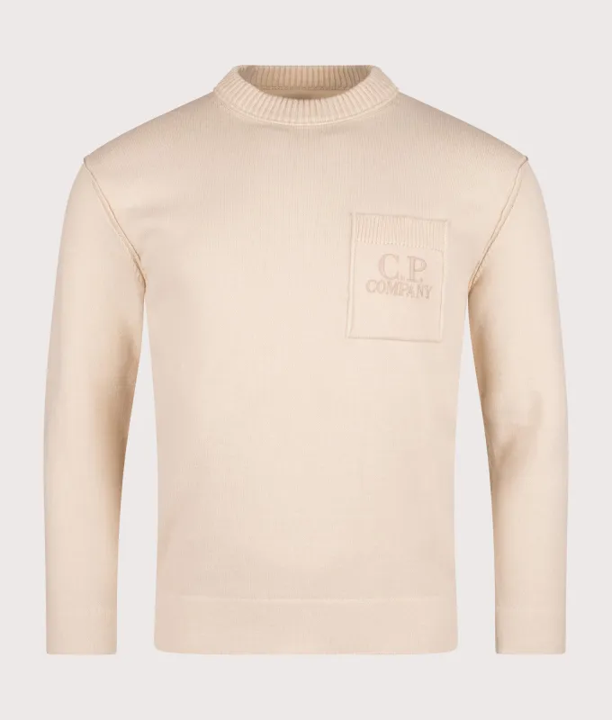 Knitted Crewneck Pocket Jumper sold by EQVVS