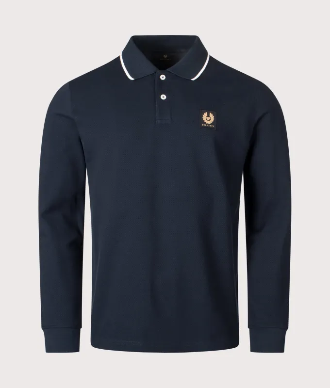 Tipped Long Sleeved Polo Shirt sold by EQVVS