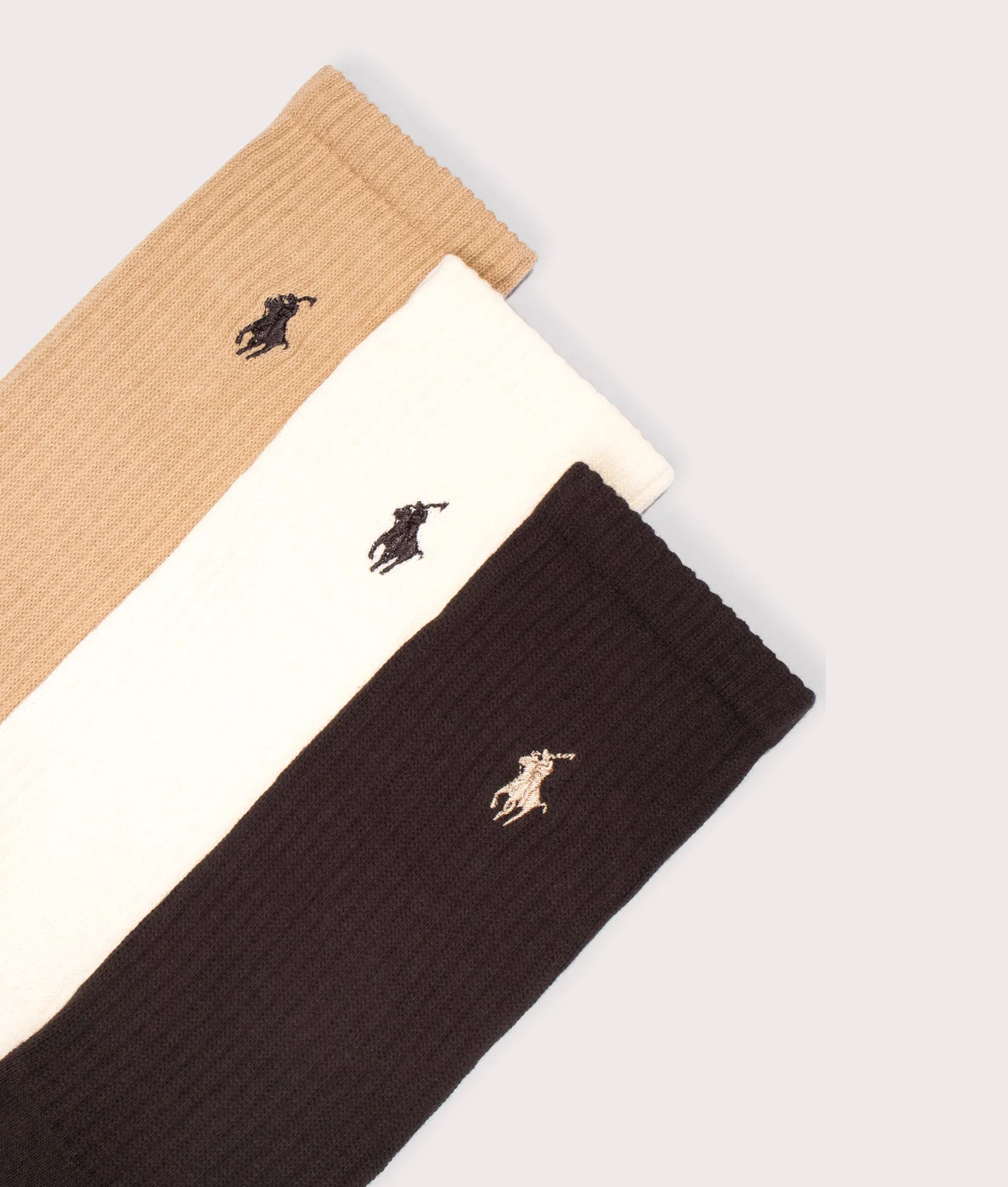 3 Pack of Cotton Blend Crew Socks sold by EQVVS product image thumbnail 2