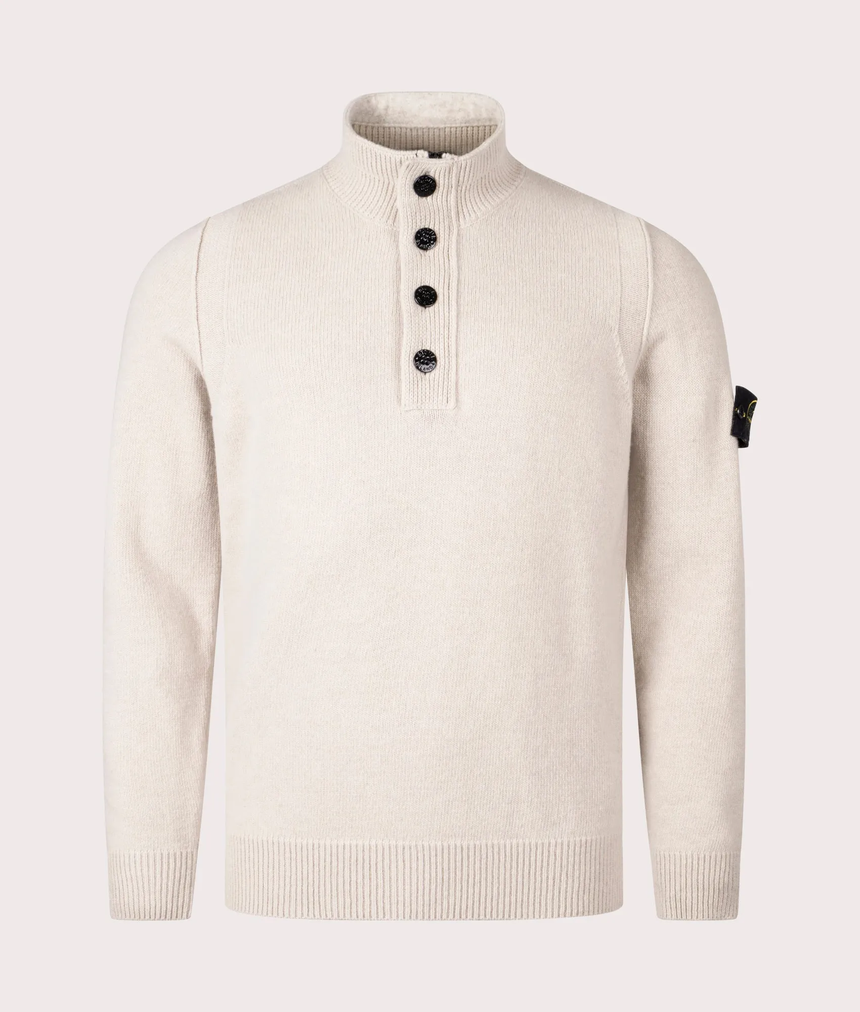Button Neck Lambswool Jumper sold by EQVVS product image thumbnail 3