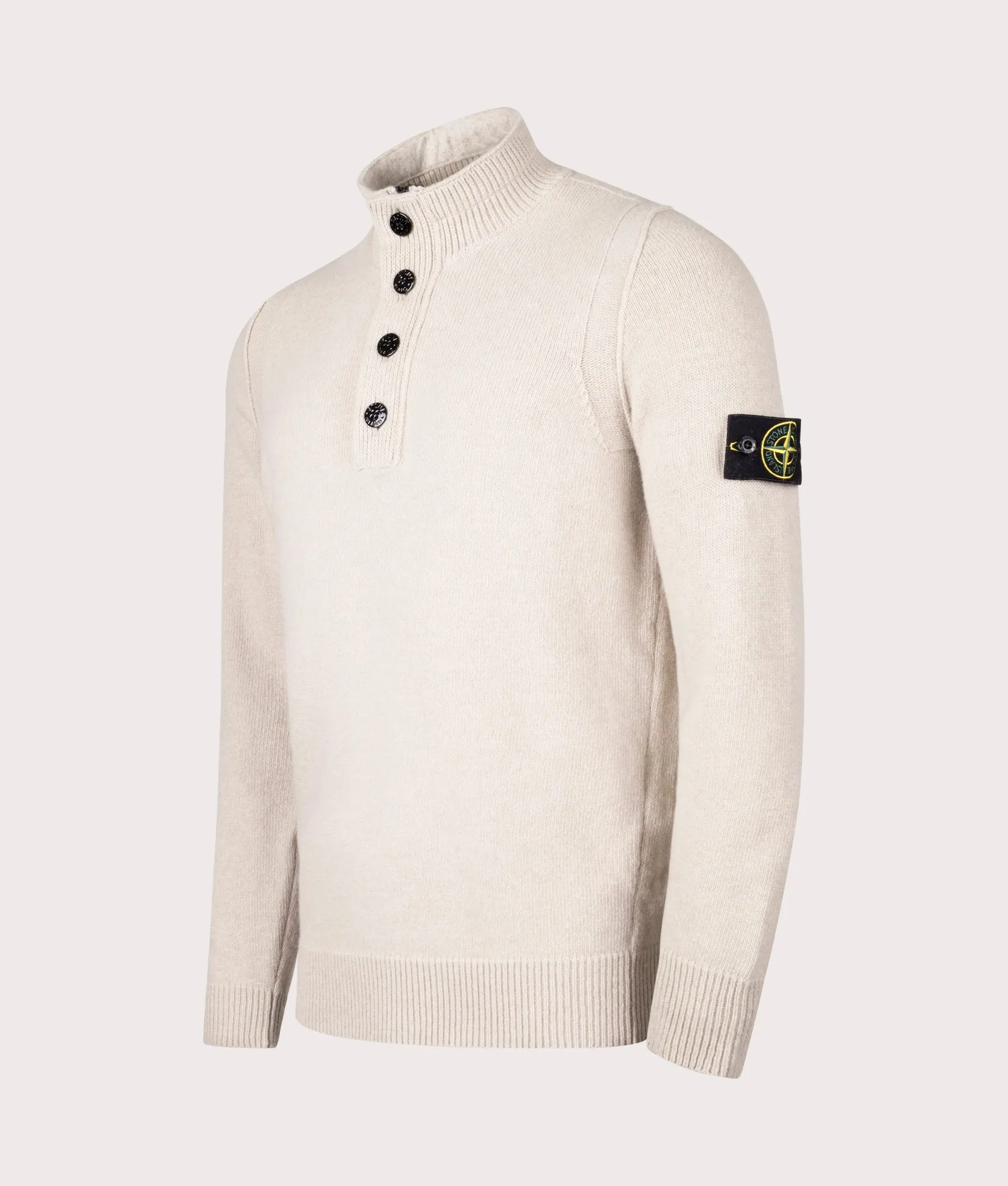 Button Neck Lambswool Jumper sold by EQVVS