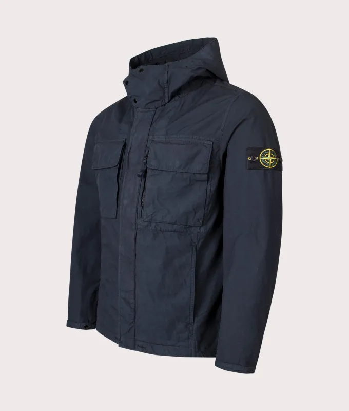 Canvas Weave Hooded Field Jacket sold by EQVVS