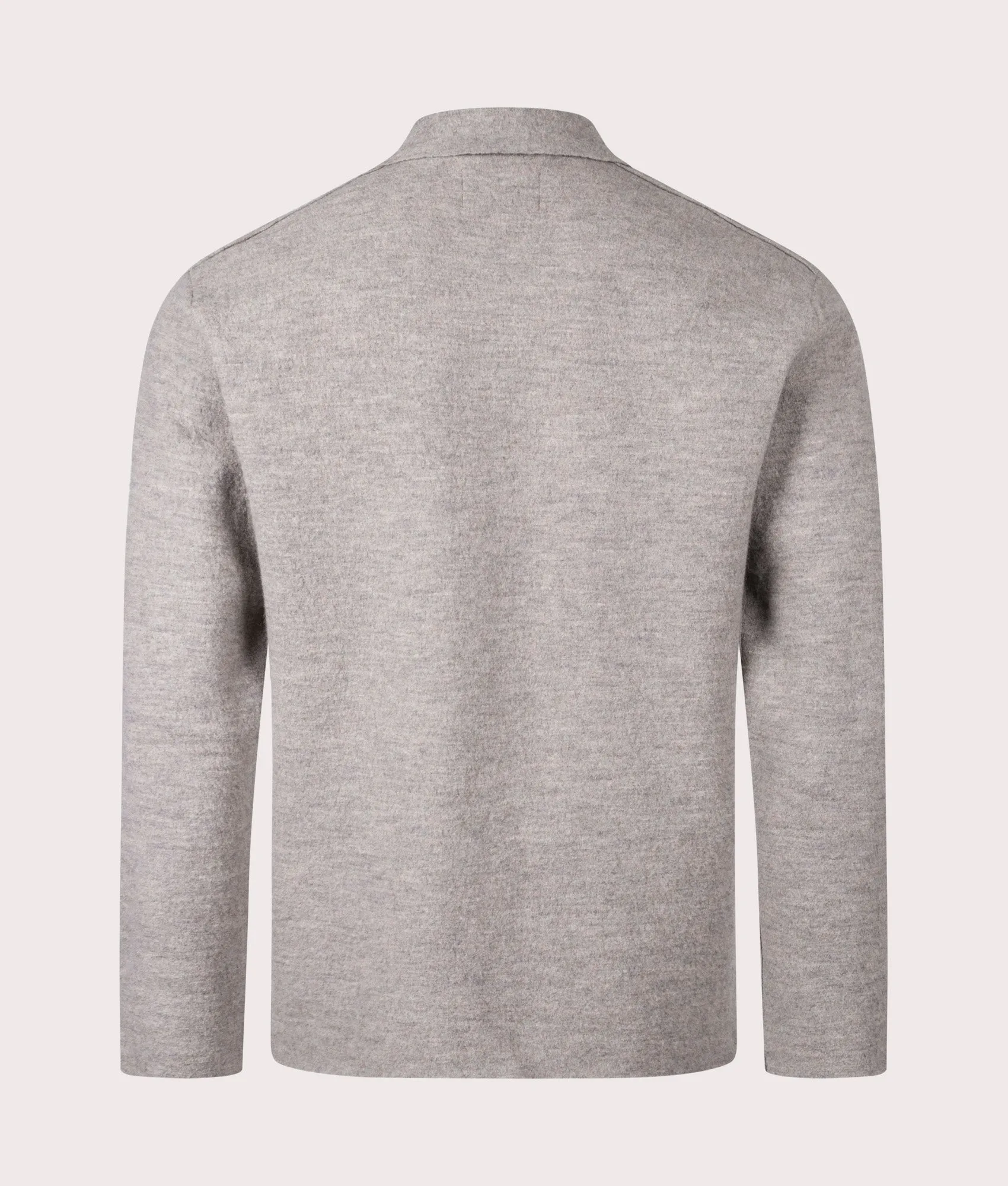 Jonas Boiled Wool Overshirt sold by EQVVS product image thumbnail 2