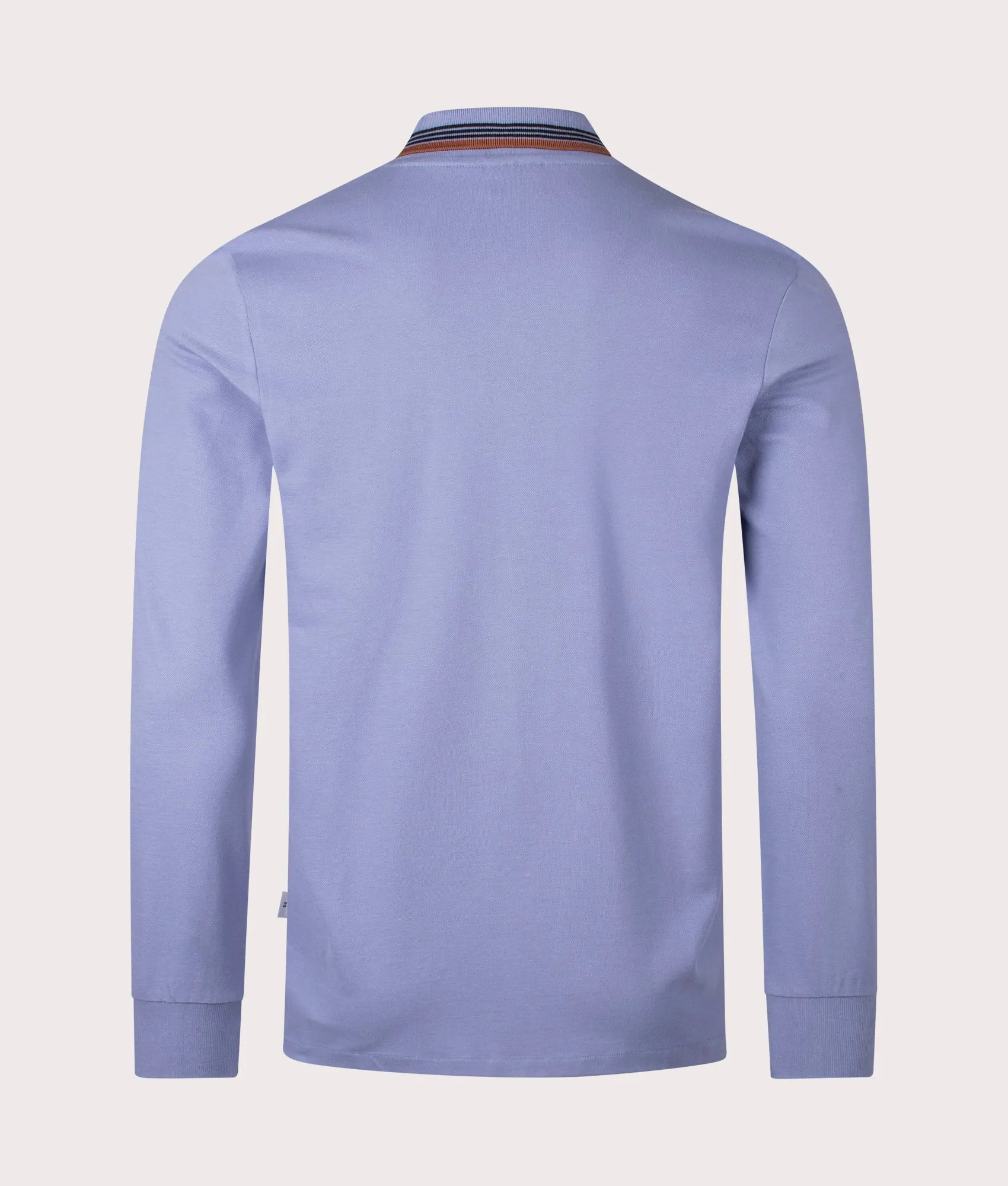 Long Sleeve Zip Through Polo Shirt sold by EQVVS product image thumbnail 3