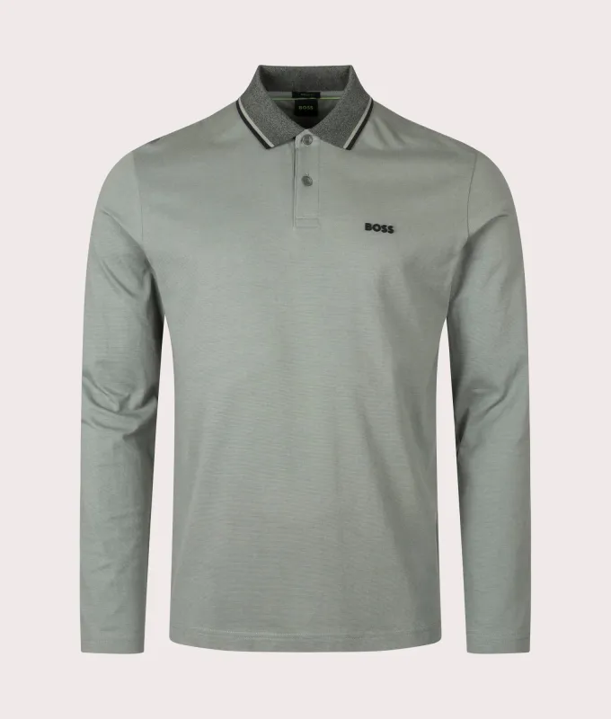 Long Sleeve League Plisy Polo Shirt sold by EQVVS