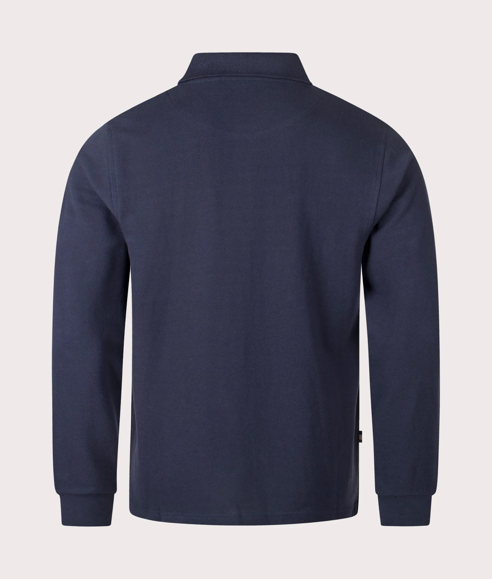Stripes Piquet Long Sleeve Polo Shirt sold by EQVVS product image thumbnail 3