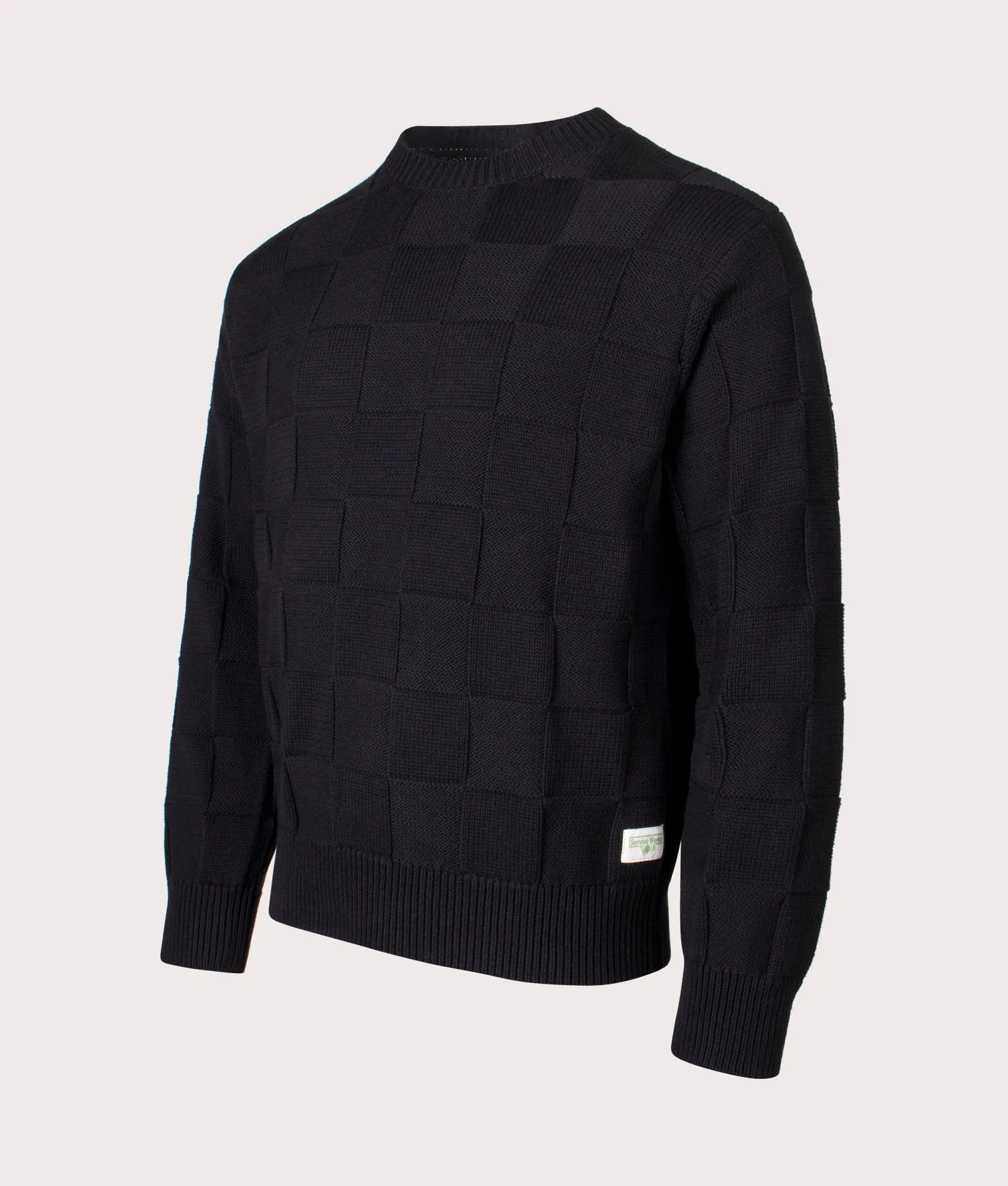 Check Knit Jumper sold by EQVVS