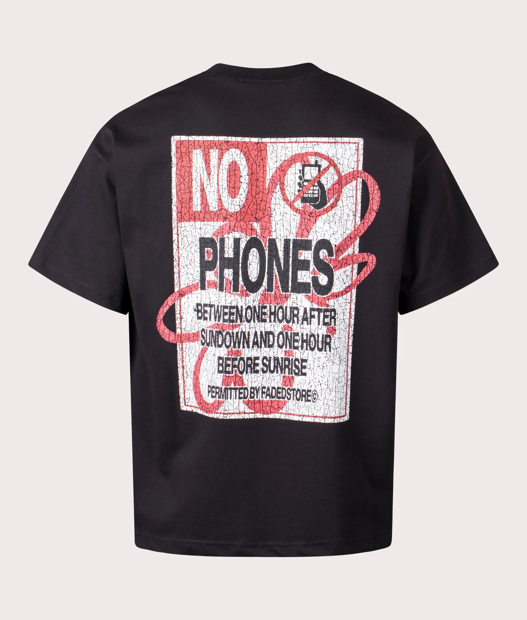 No Phones T-Shirt sold by EQVVS product image thumbnail 2