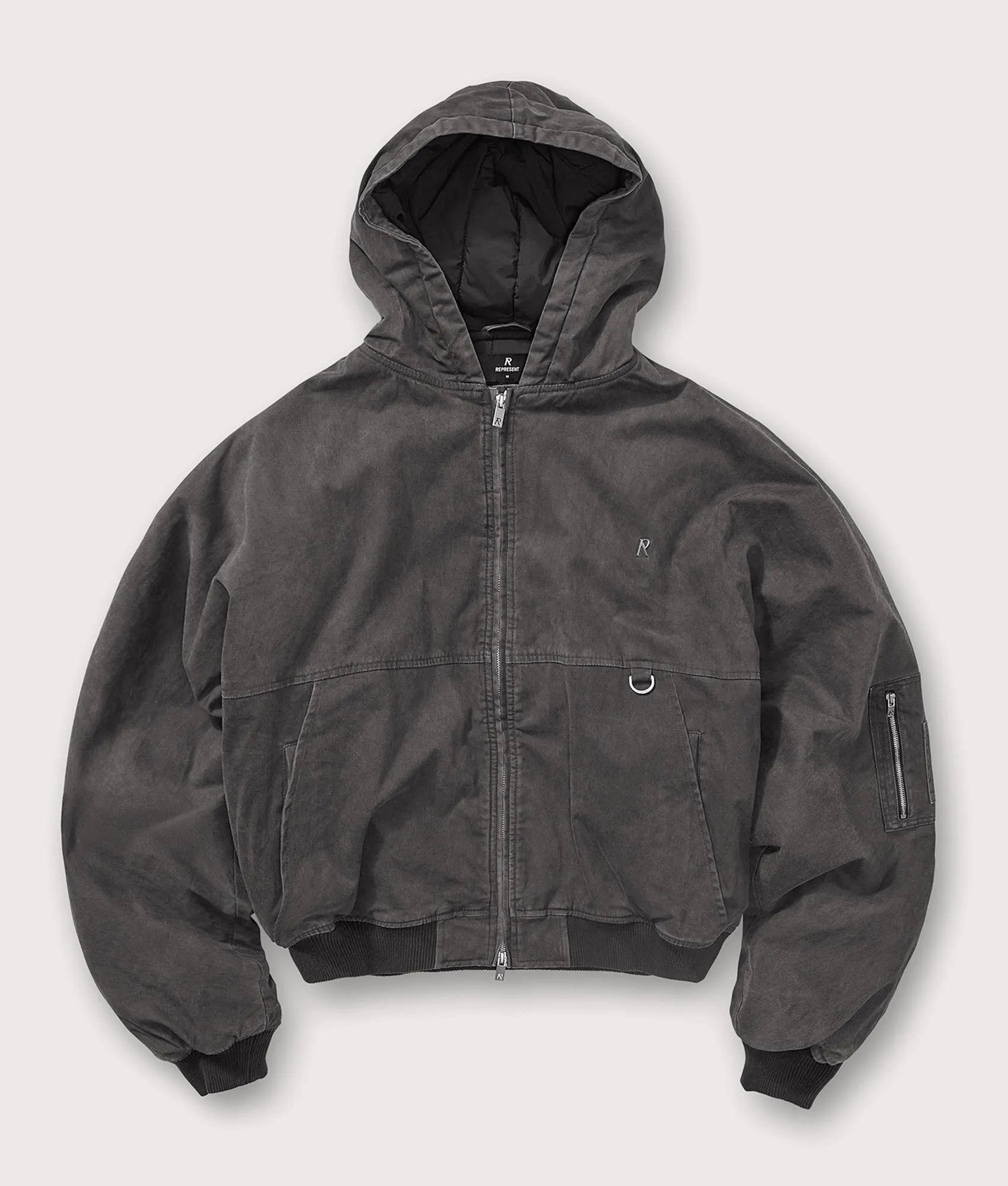 Hooded Bomber Jacket sold by EQVVS product image thumbnail 4