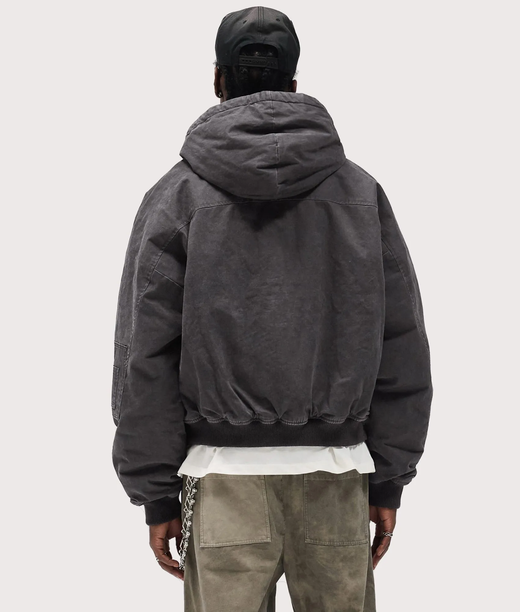 Hooded Bomber Jacket sold by EQVVS product image thumbnail 2