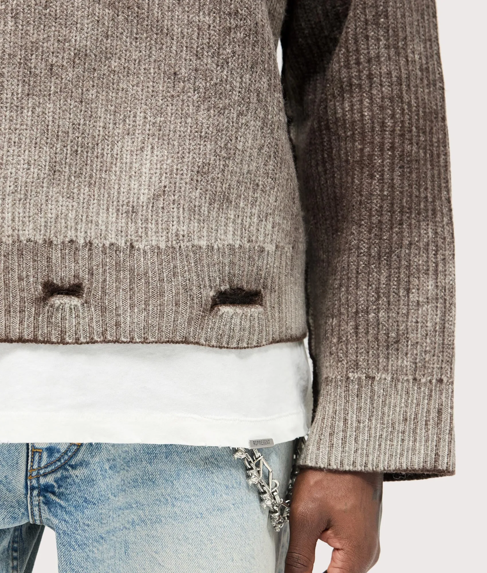 Reversible Fade Out Jumper sold by EQVVS product image thumbnail 2