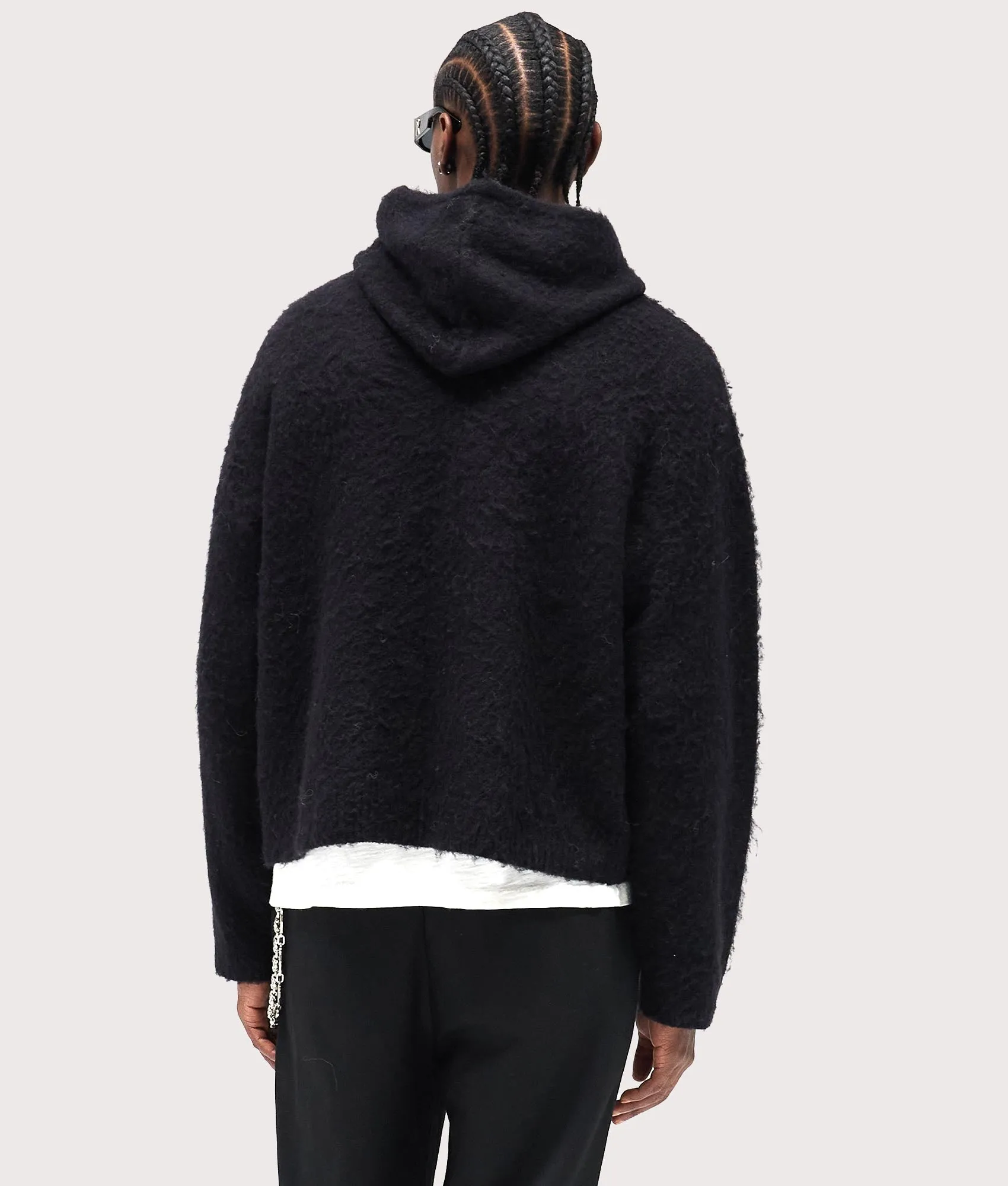 Textured Borg Hoodie sold by EQVVS product image thumbnail 3