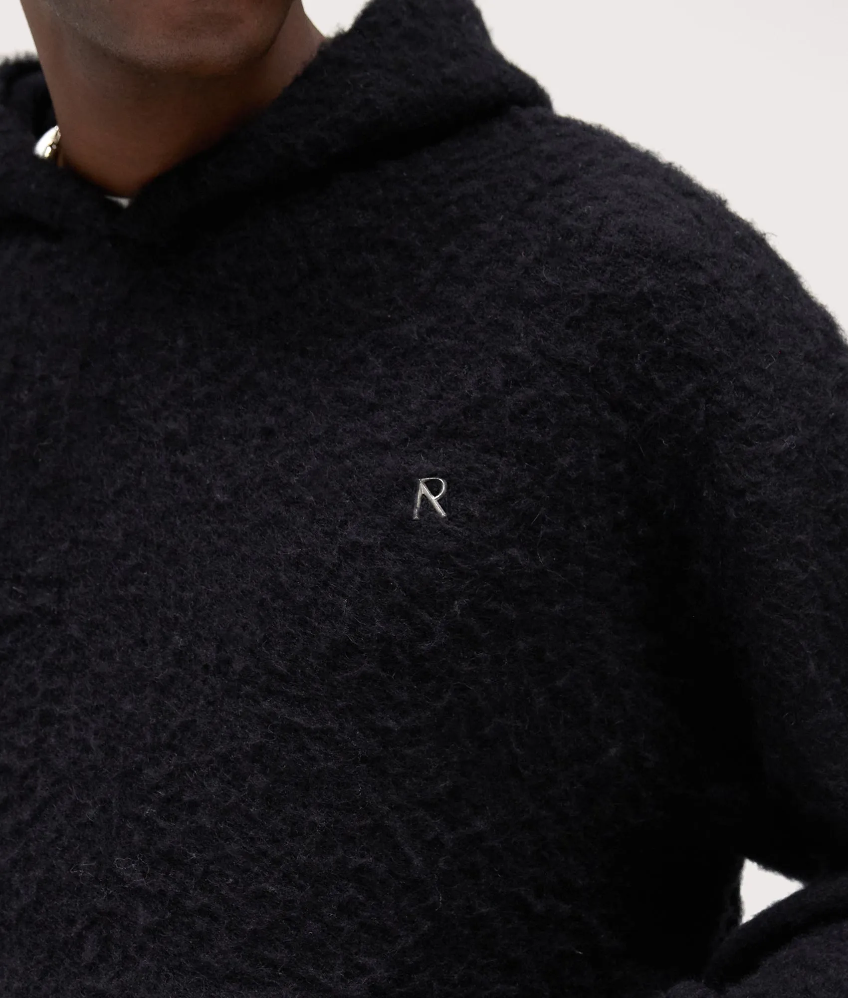 Textured Borg Hoodie sold by EQVVS product image thumbnail 2